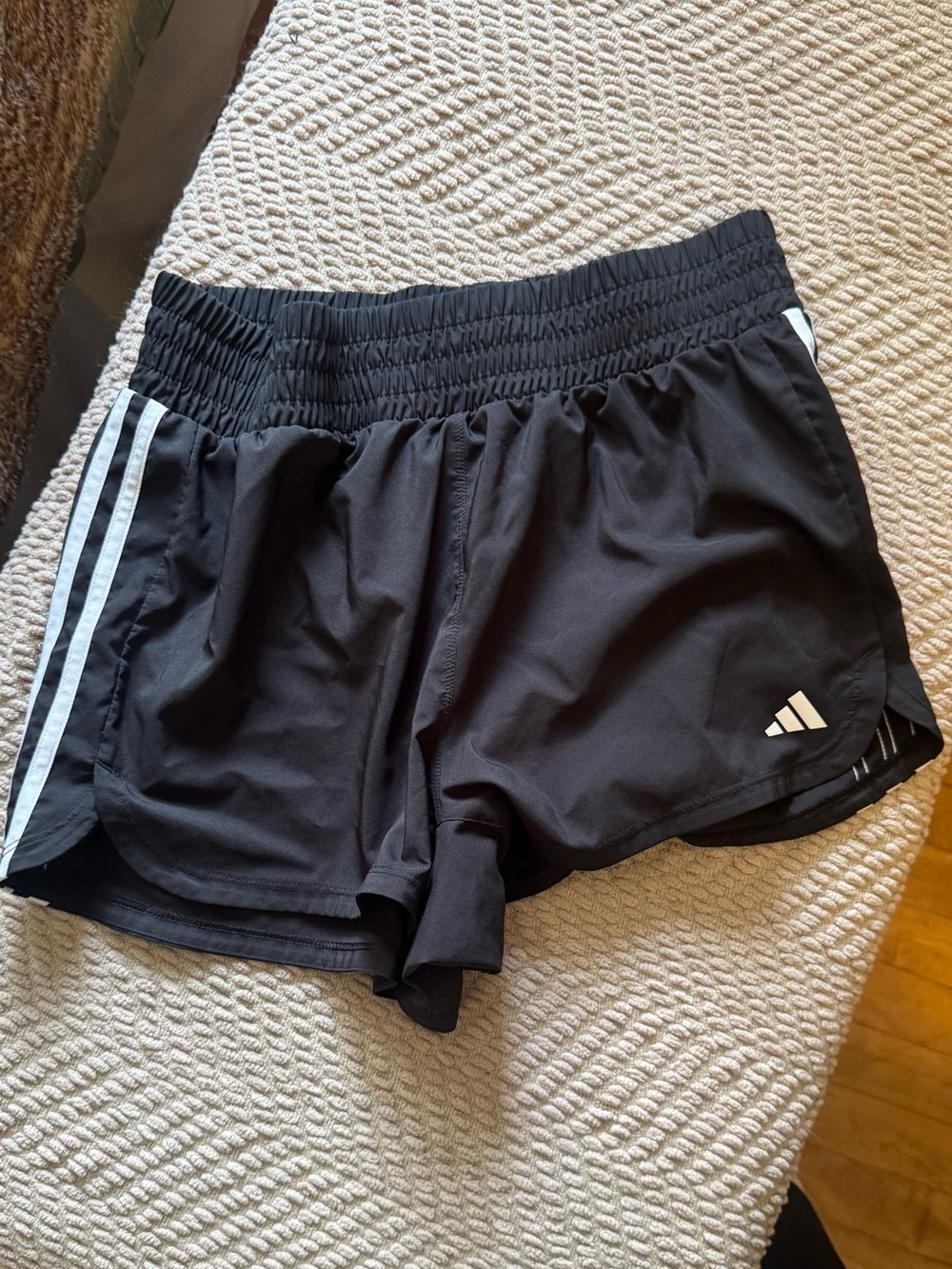 Aeroready Adidas Track Shorts with White Stripe